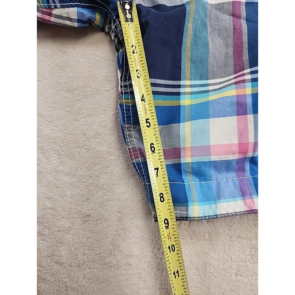 Abercrombie & Fitch Men's‎ XL Plaid  Board Swim Shorts 9 Inch Inseam